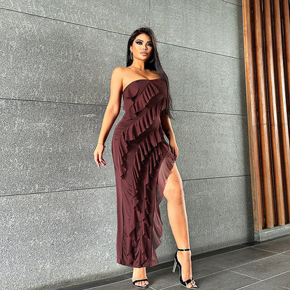 Zomer Split Tassel Dress